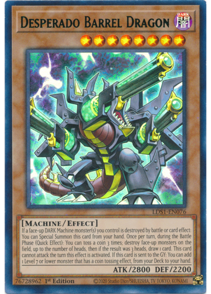 Desperado Barrel Dragon (Ultra Rare 1st Edition Green)