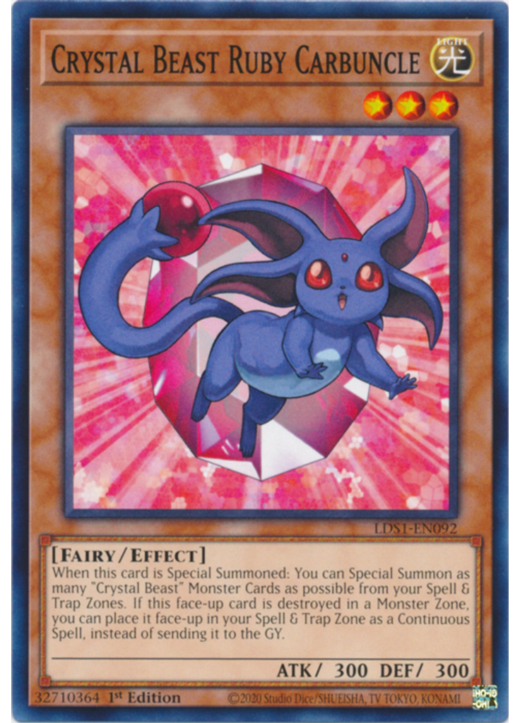 Crystal Beast Ruby Carbuncle