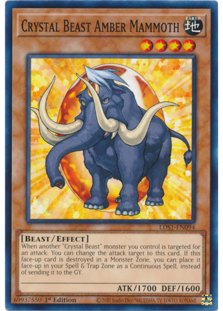 Crystal Beast Amber Mammoth