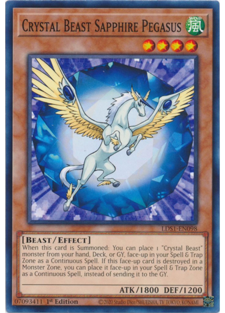 Crystal Beast Sapphire Pegasus