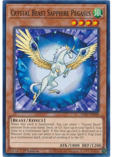 Crystal Beast Sapphire Pegasus