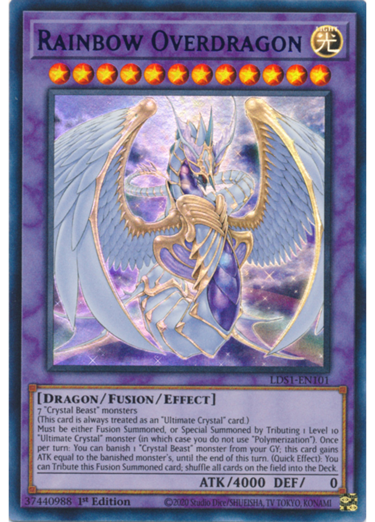 Rainbow Overdragon (Ultra Rare 1st Edition Purple)