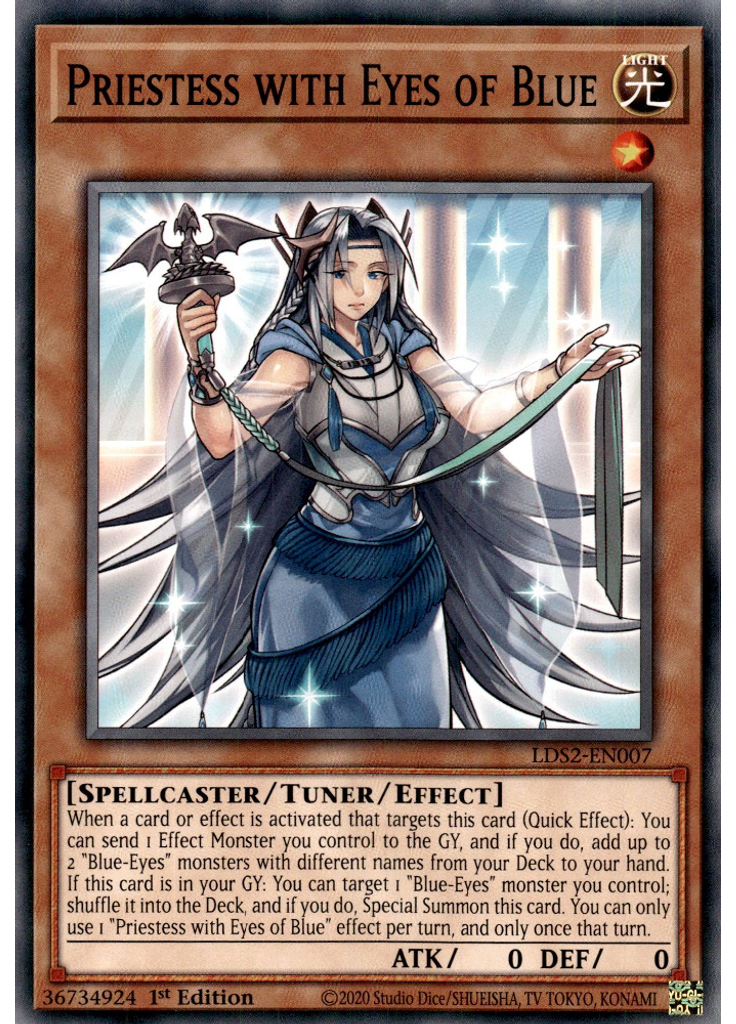 Priestess with Eyes of Blue