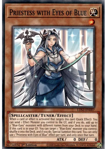 Priestess with Eyes of Blue