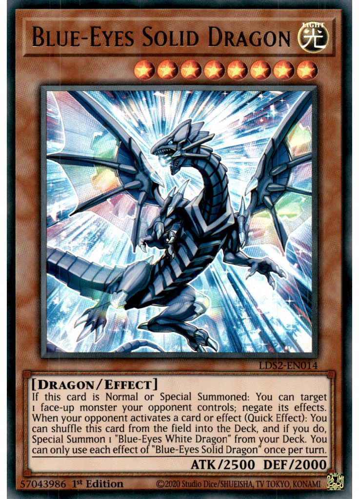 Blue-Eyes Solid Dragon