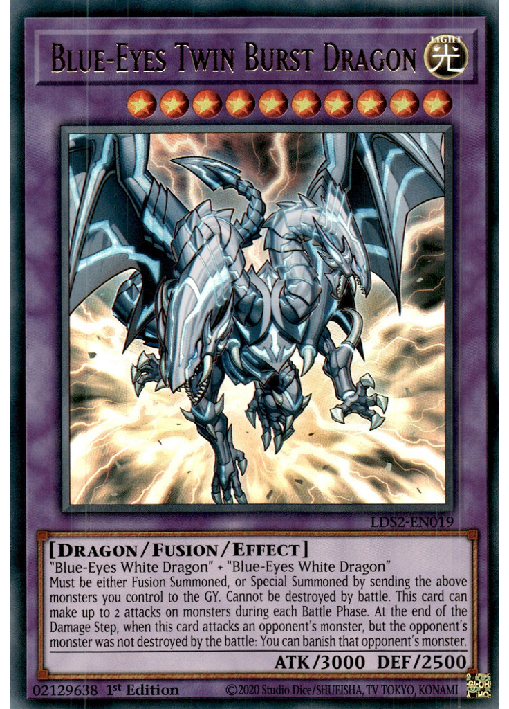 Blue-Eyes Twin Burst Dragon