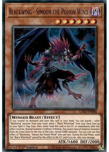 Blackwing - Simoon the Poison Wind