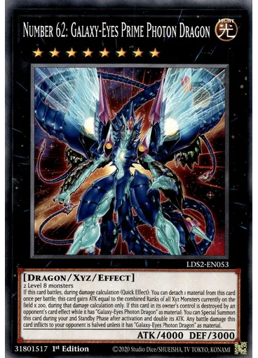 Number 62: Galaxy-Eyes Prime Photon Dragon