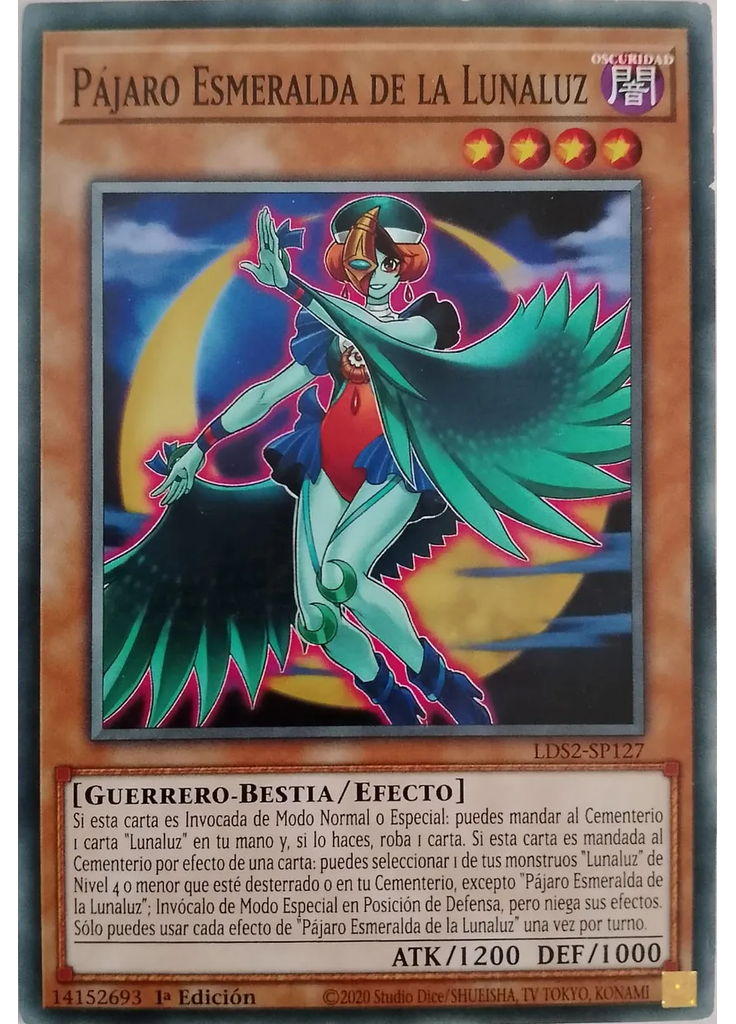 Pájaro Esmeralda de la Lunaluz