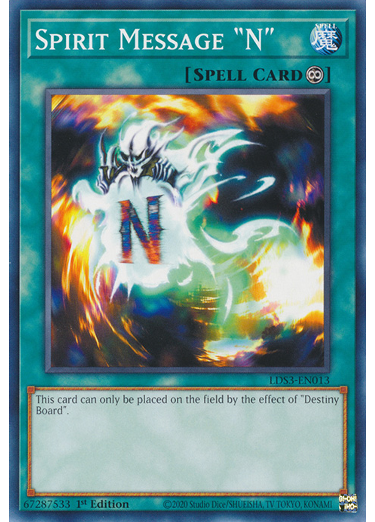 Spirit Message "N"