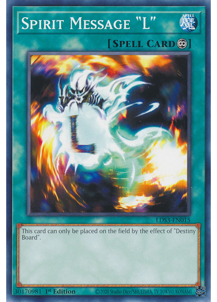 Spirit Message "L"