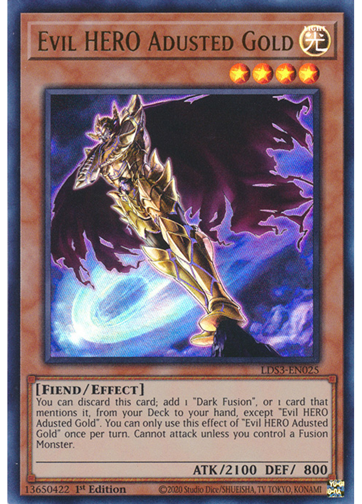 Evil HERO Adusted Gold