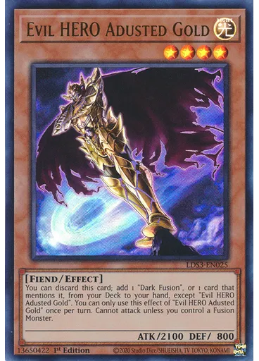 Evil HERO Adusted Gold