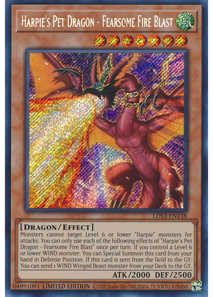 Harpie's Pet Dragon - Fearsome Fire Blast