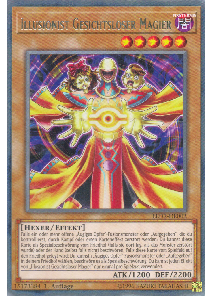 Illusionist Gesichtsloser Magier