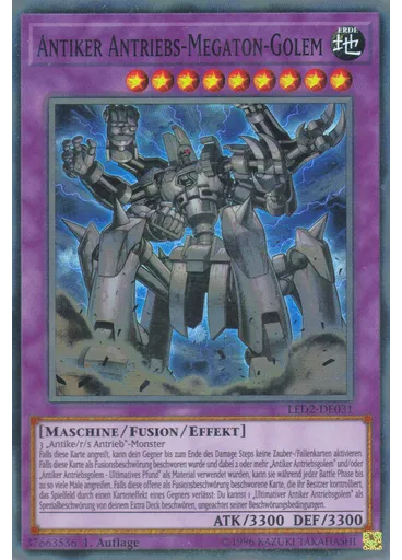 Antiker Antriebs-Megaton-Golem — Legendary Duelists: Ancient Millennium