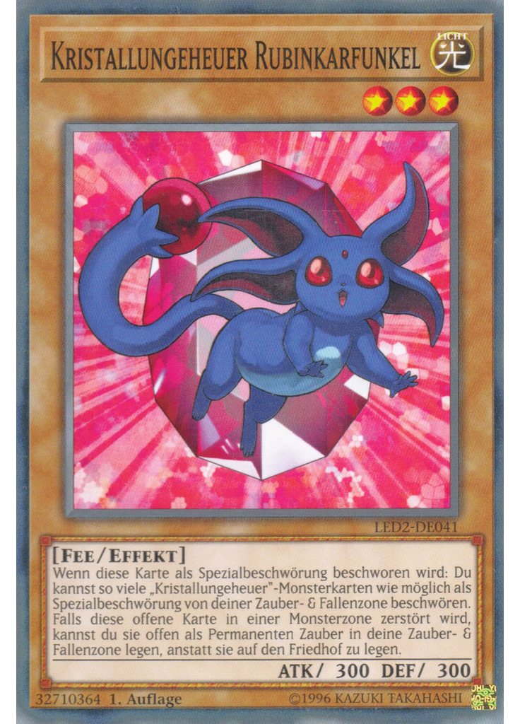 Kristallungeheuer Rubinkarfunkel