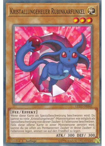 Kristallungeheuer Rubinkarfunkel
