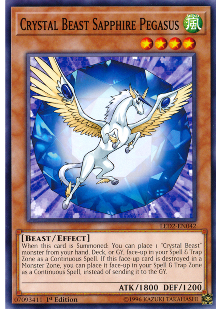 Crystal Beast Sapphire Pegasus