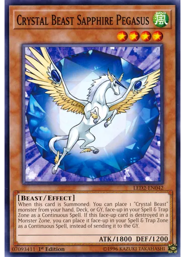 Crystal Beast Sapphire Pegasus