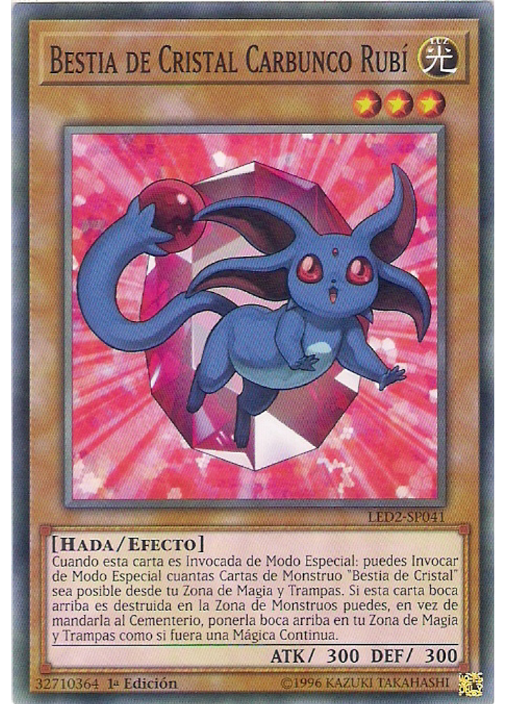 Bestia de Cristal Carbunco Rubí