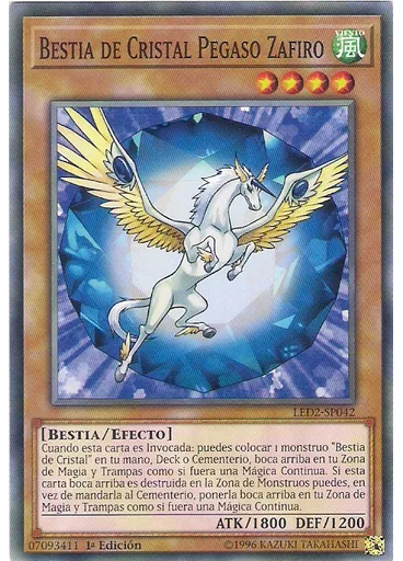 Bestia de Cristal Pegaso Zafiro