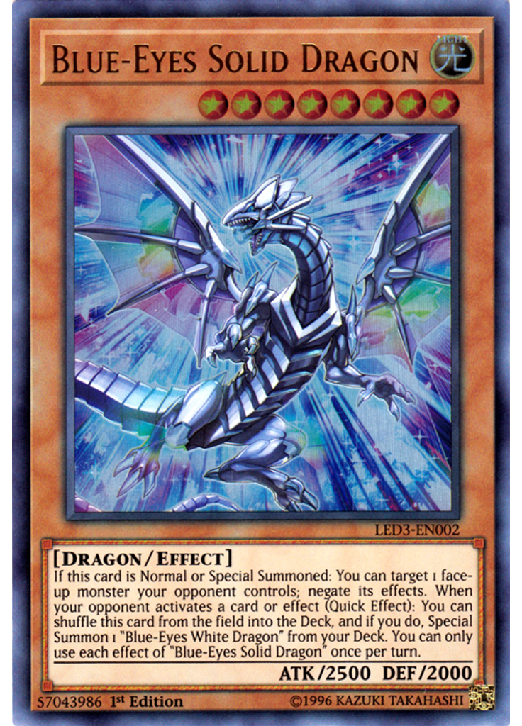 Blue-Eyes Solid Dragon