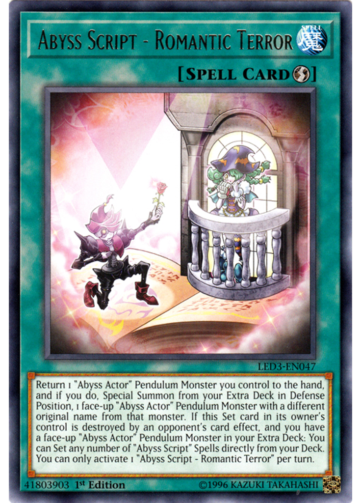 Abyss Script - Romantic Terror