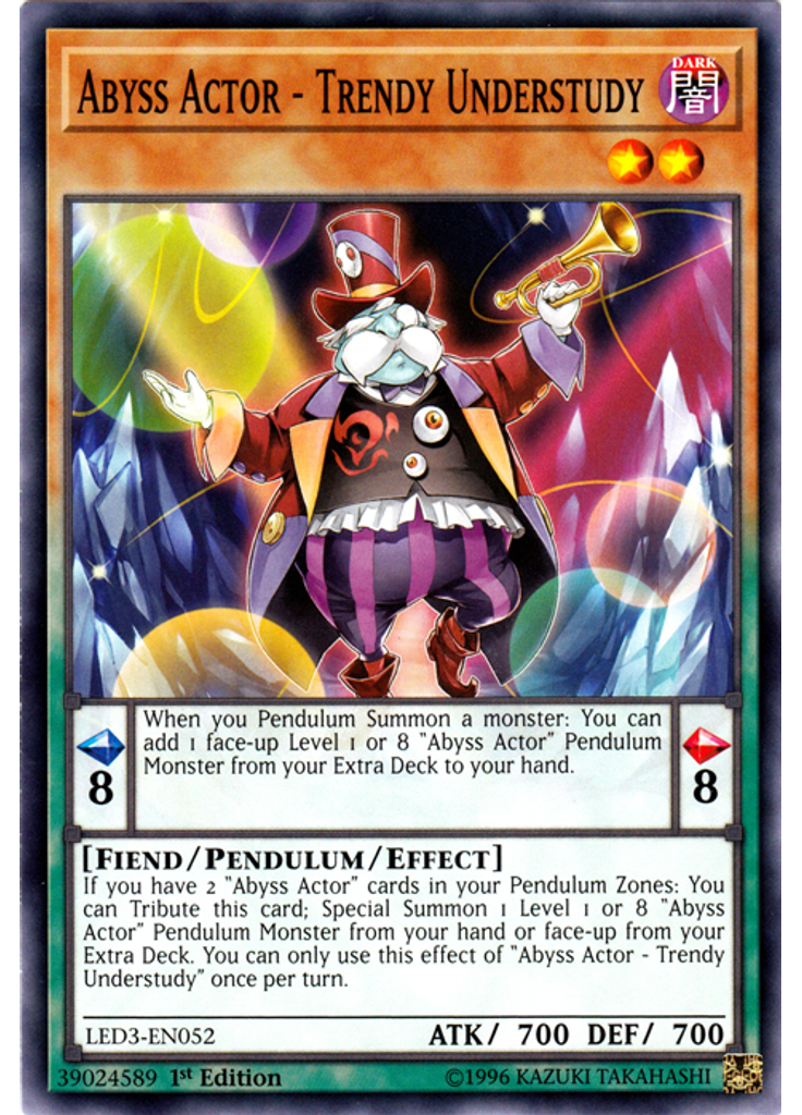 Abyss Actor - Trendy Understudy