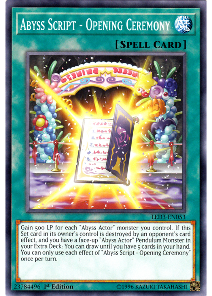 Abyss Script - Opening Ceremony