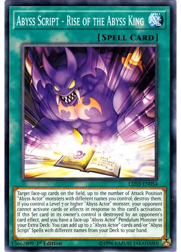 Abyss Script - Rise of the Abyss King