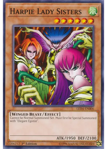 Harpie Lady Sisters — Legendary Duelists: Sisters of the Rose