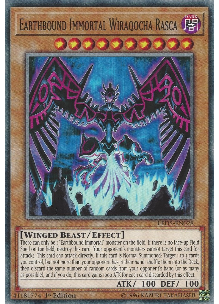 Earthbound Immortal Wiraqocha Rasca