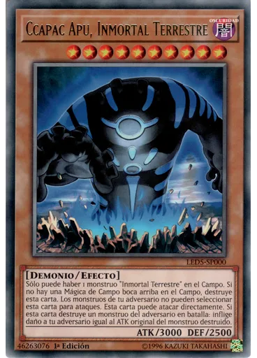 Ccapac Apu, Inmortal Terrestre