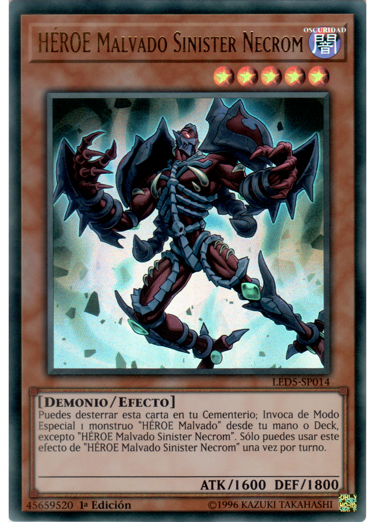 HÉROE Malvado Sinister Necrom