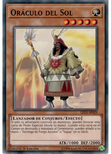 Oráculo del Sol — Duelistas Legendarios: Destino Inmortal