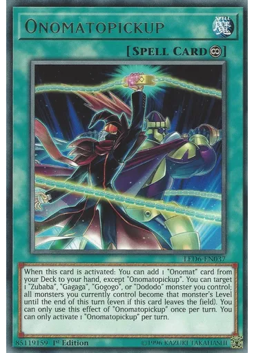 Onomatopickup — Legendary Duelists: Magical Hero