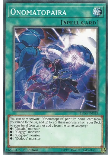 Onomatopaira — Legendary Duelists: Magical Hero