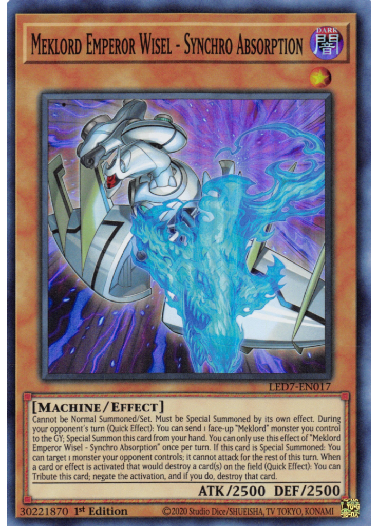 Meklord Emperor Wisel - Synchro Absorption