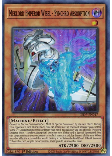 Meklord Emperor Wisel - Synchro Absorption