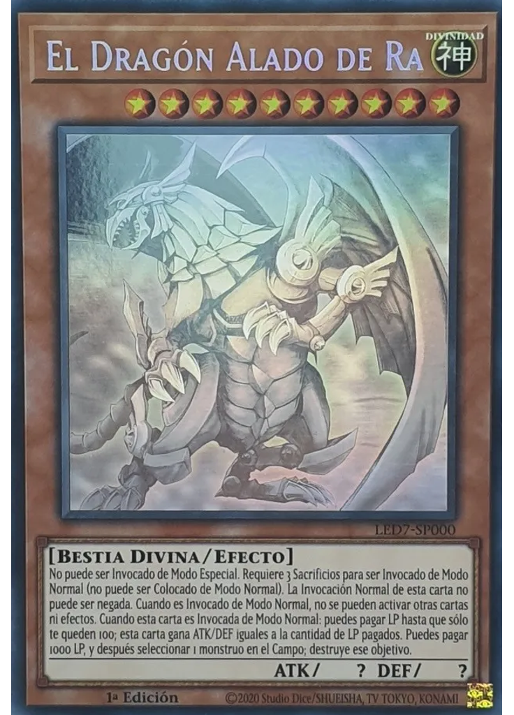 El Dragón Alado de Ra (Ghost Rare 1st Edition)