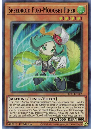 Speedroid Fuki-Modoshi Piper — Legendary Duelists: Synchro Storm