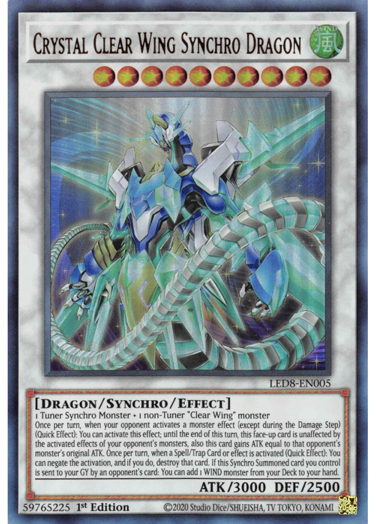 Crystal Clear Wing Synchro Dragon