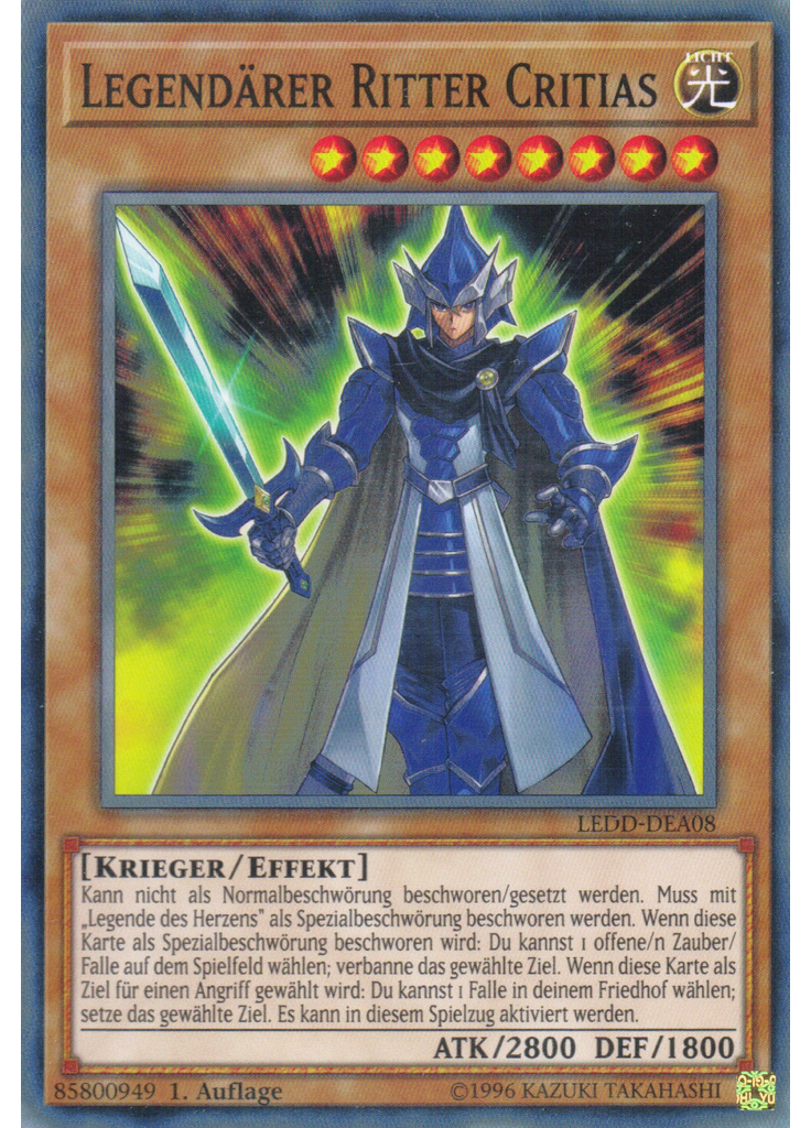 Legendärer Ritter Critias