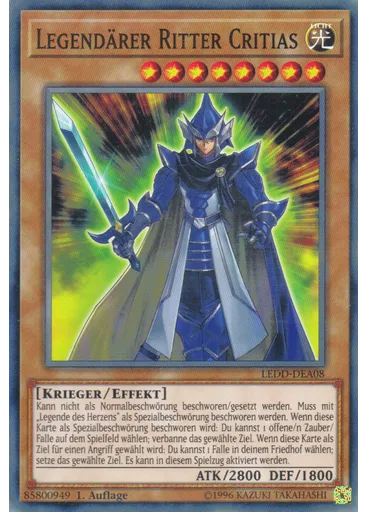 Legendärer Ritter Critias