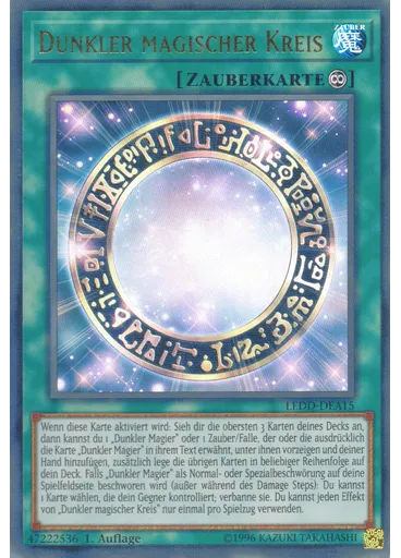 Dunkler magischer Kreis