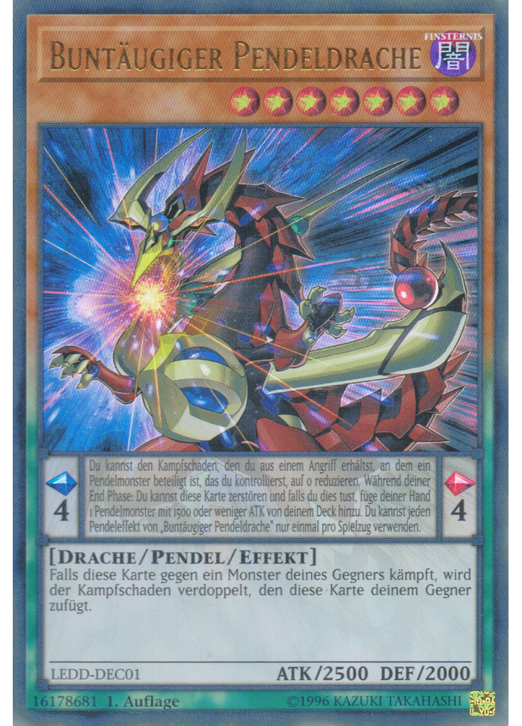 Buntäugiger Pendeldrache (Ultra Rare 1st Edition)