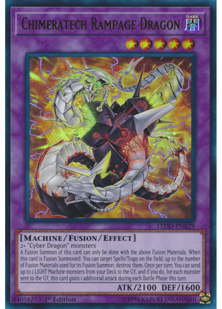 Chimeratech Rampage Dragon (Ultra Rare 1st Edition)