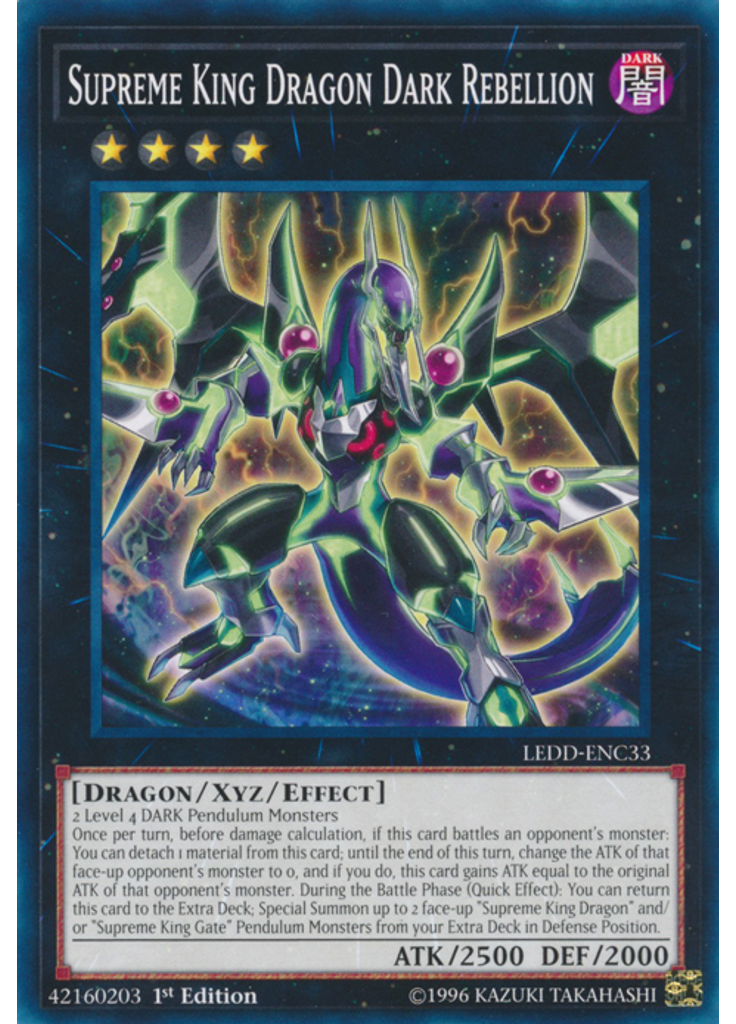 Supreme King Dragon Dark Rebellion