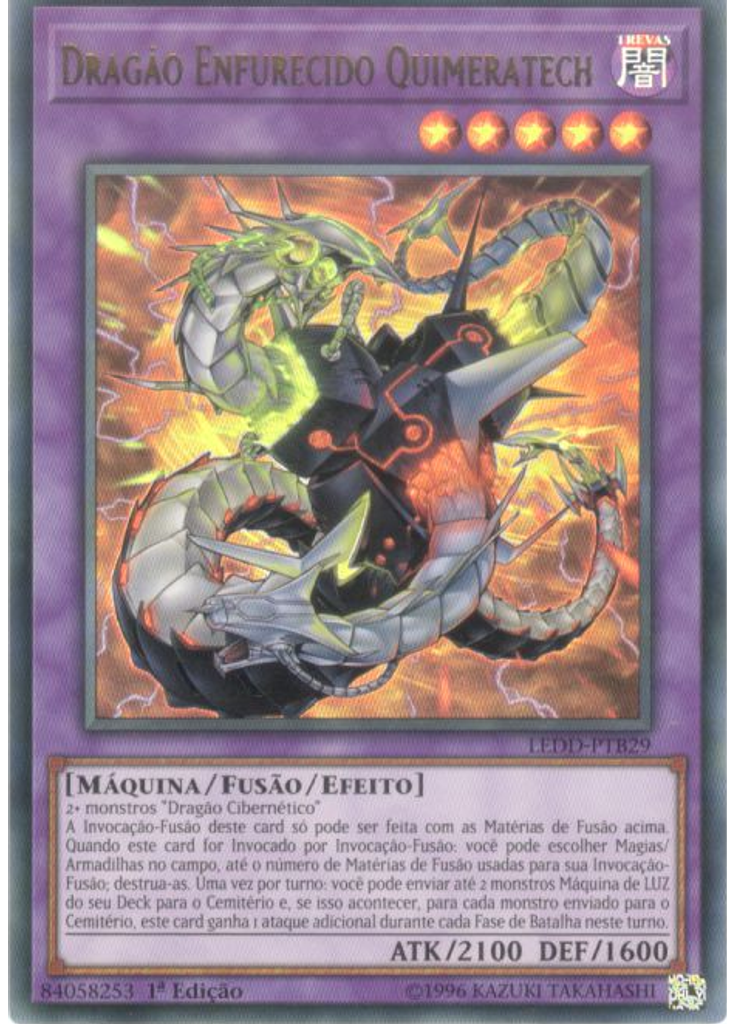 Dragão Enfurecido Quimeratech (Ultra Rare 1st Edition)